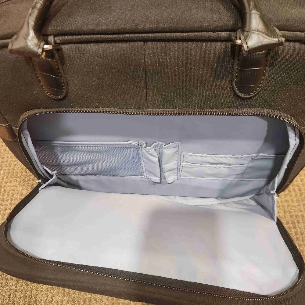 Samsonite Roller Bag Black Overnight Suitcase Briefcase Luggage‎